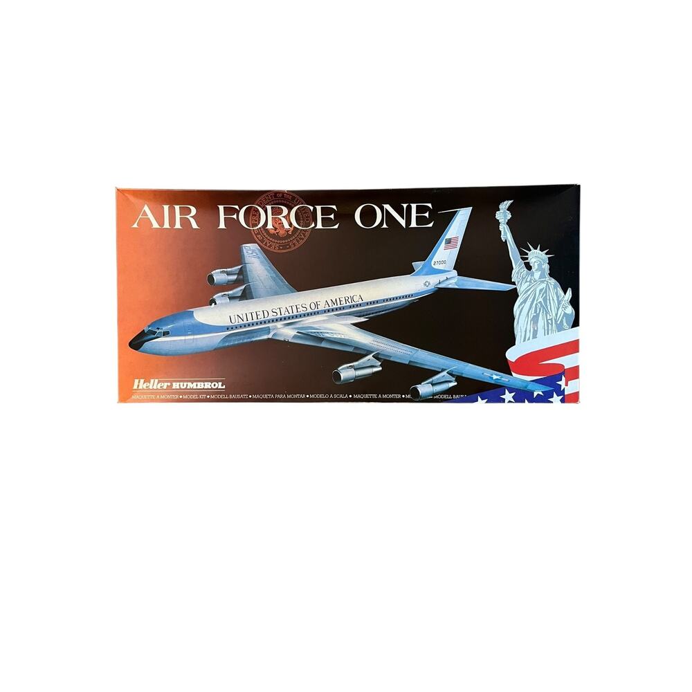 Heller Humbrol AIR FORCE ONE Airplane Model #80307 Open Box